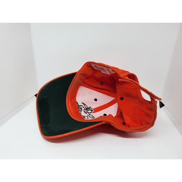 Miami Orange Ball Cap Adjustable by Captivating EUC! (Needs A Clean) - Picture 4 of 4